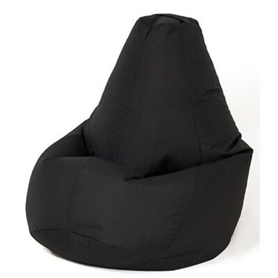 Pufa worek GO GIFT Gruszka XXL Czarny 140 x 100 cm