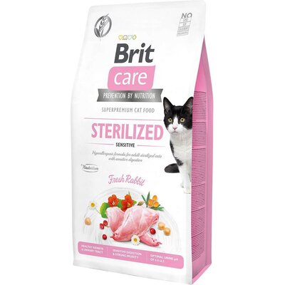 Karma dla kota BRIT CARE Grain Free Sterilized Sensitive Królik 2 kg