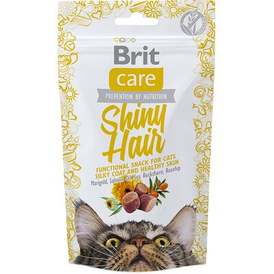 Przysmak dla kota BRIT CARE Snack Shiny Hair 50 g