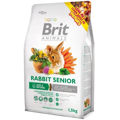 Фото - Корм для гризуна Brit Karma dla gryzoni  Rabbit Senior Complete 1.5 kg 