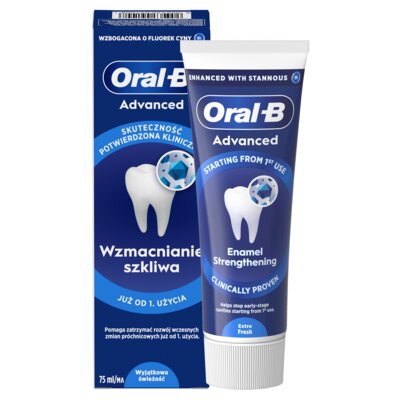 Pasta do zębów ORAL-B Advanced Enamel Strengthening Extra Fresh (Wzmacnianie szkliwa) 75 ml