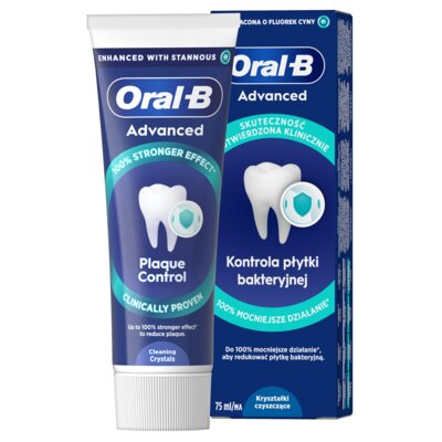 Pasta do zębów ORAL-B Advanced Plaque Control Cleaning Crystals (Kontrola płytki bakteryjnej) 75 ml