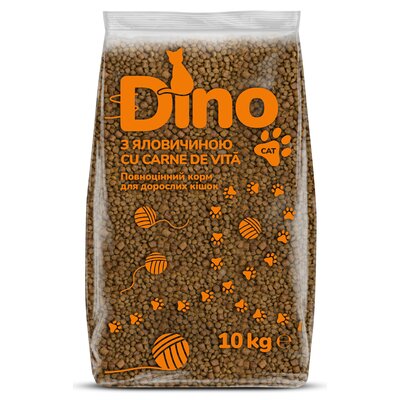 Karma dla kota DINO Wołowina 10 kg