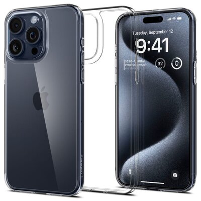 Etui SPIGEN AirSkin Hybrid do Apple iPhone 15 Pro Przezroczysty