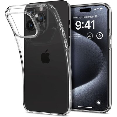 Etui SPIGEN Liquid Crystal do Apple iPhone 15 Pro Przezroczysty
