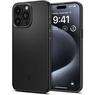 Etui SPIGEN Thin Fit do Apple iPhone 15 Pro Czarny
