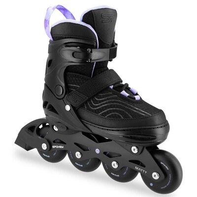 Rolki SPOKEY Matty (rozmiar 35-38) Czarno-fioletowy