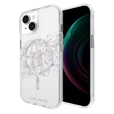 Etui CASE-MATE Karat MagSafe do Apple iPhone 13/14/15 Przezroczysto-szary