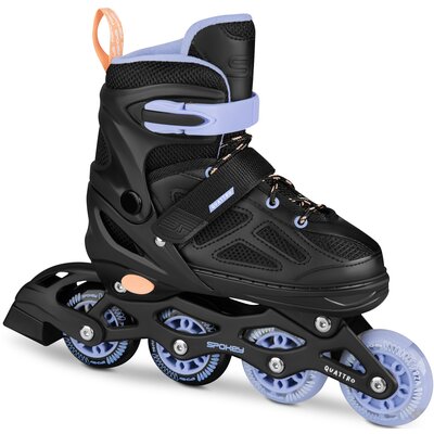 Łyżworolki SPOKEY Quattro 4w1 (rozmiar 30-33) Czarno-fioletowy