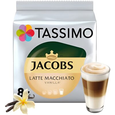 Kapsułki TASSIMO Jacobs Latte Macchiato Vanilla do ekspresu Bosch Tassimo