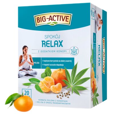 Herbata BIG ACTIVE Relax Spokój (20 sztuk)