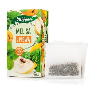 Herbata HERBAPOL Melisa z pigwą (20 sztuk)