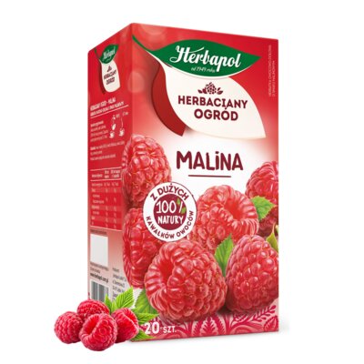 Herbata HERBAPOL Herbaciany Ogród Malina (20 sztuk)