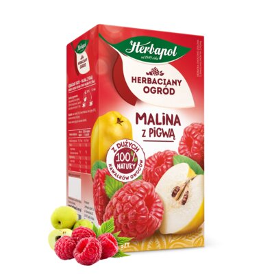Herbata HERBAPOL Herbaciany Ogród Malina z pigwą (20 sztuk)