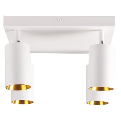 Lampa sufitowa GOLDLUX Maribel 4K 321237 Biało-złoty