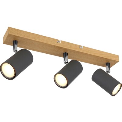 Lampa sufitowa GLOBO Robby 57911-3G Grafitowo-brązowy