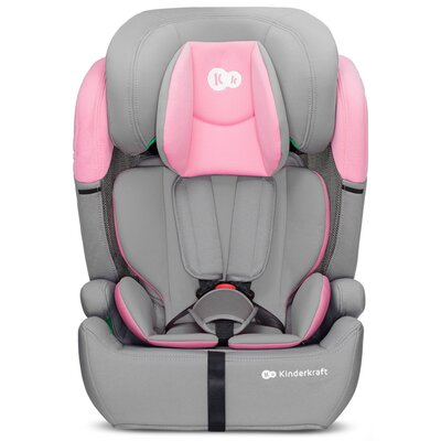 Fotelik samochodowy KINDERKRAFT Comfort Up I-Size 76-150 cm (9-36 kg) Szaro-różowy
