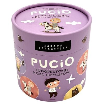 Gra edukacyjna NASZA KSIĘGARNIA Pucio Logopedyczne memo języczkowe