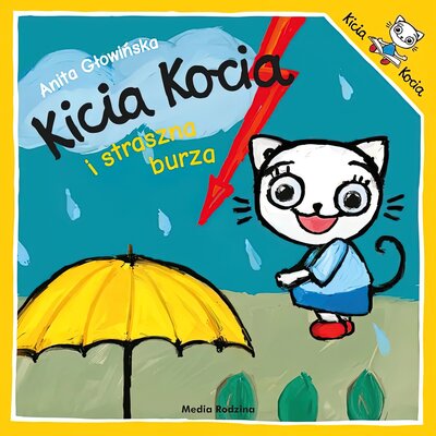 Ksiązka Kicia Kocia i straszna burza Anita Głowińska (miękka okładka)