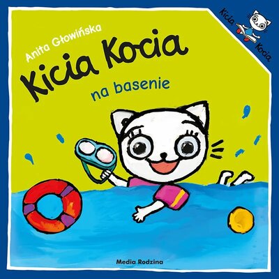 Książka Kicia Kocia na basenie Anita Głowińska (miękka okładka)