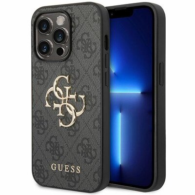 Etui GUESS 4G Big Metal Logo do Apple iPhone 15 Pro Max Szary
