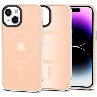 Etui TECH-PROTECT Airmatt Pro MagSafe do Apple iPhone 15 Plus Różowy