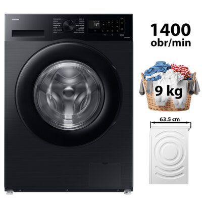 Pralka SAMSUNG AI Seria 5000 WW90CGC04DAB 9kg 1400 obr EcoBubble, Higieniczna Para