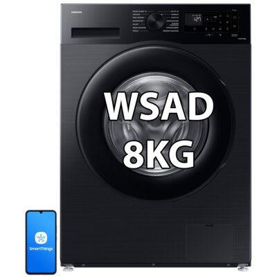 Pralka SAMSUNG AI Seria 5000 WW80CGC04DAB 8kg 1400 obr Ecobubble, Higieniczna Para