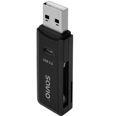 Czytnik kart SAVIO AK-63 Czarny