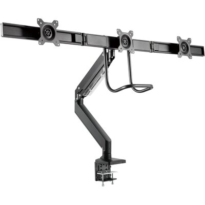 Uchwyt do monitora GEMBIRD MA-DA3-03 17-27 cali Czarny
