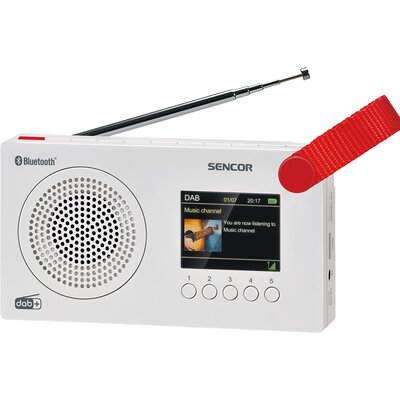 Radio SENCOR SRD 7757WH Przenośne Biały