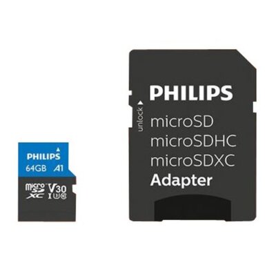Karta pamięci PHILIPS Class SDXC 64GB + Adapter