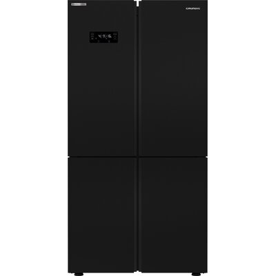 Lodówka GRUNDIG GQN21245GBN No Frost Side by Side Kostkarka 182cm Czarna