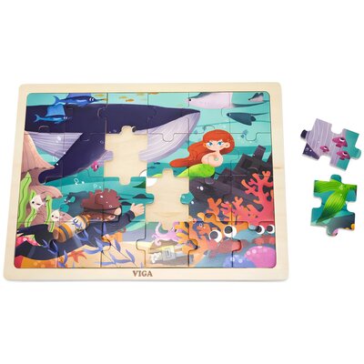 Фото - Пазли й мозаїки VIGA Puzzle  Na podkładce: Morze 44645  (24 elementy)