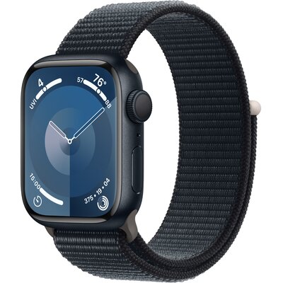 Zdjęcia - Smartwatche Apple Watch 9 GPS 41mm koperta z aluminium  + opaska sportowa (pół (północ)