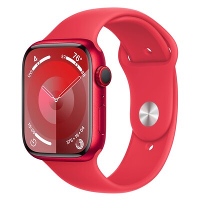 Фото - Смарт годинник Apple Watch 9 GPS + Cellular 45mm koperta z aluminium  + pasek s (czerwony)