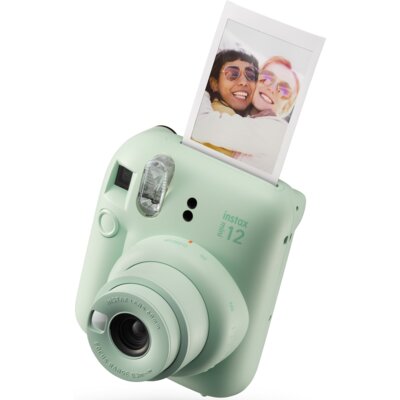 Aparat FUJIFILM Instax Mini 12 Zielony + Wkłady do aparatu FUJIFILM Instax Mini Glossy 20 arkuszy