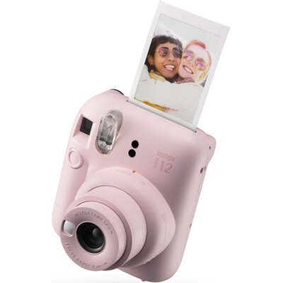 Aparat FUJIFILM Instax Mini 12 Różowy + Wkłady do aparatu FUJIFILM Instax Mini Glossy 20 arkuszy