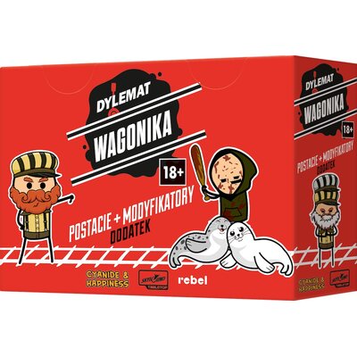Dodatek do gry REBEL Dylemat Wagonika Postacie i Modyfikatory 18+