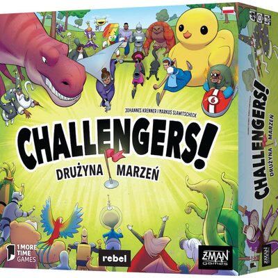 Gra karciana REBEL Challengers! Drużyna marzeń