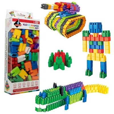 Klocki plastikowe ASKATO Klocki małych geniuszy Cegiełki 118437
