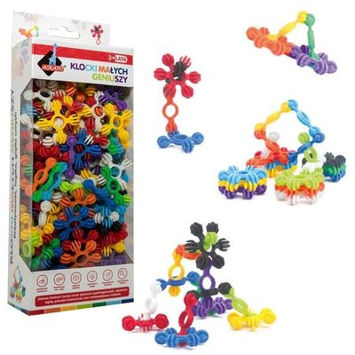 Klocki plastikowe ASKATO Klocki małych geniuszy Mini kulki 118451