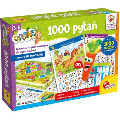 Gra planszowa LISCIANI Carotina 1000 pytań 304-PL4936