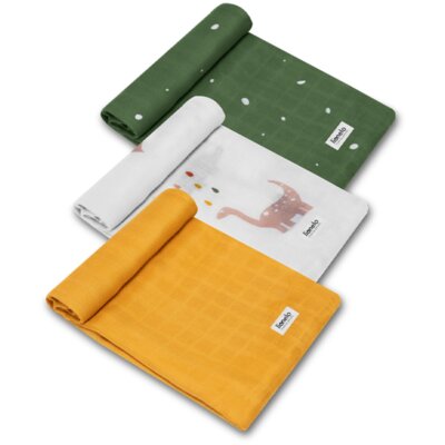 Pieluszki LIONELO Bamboo Set Dino