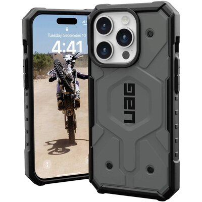 Etui UAG Pathfinder MagSafe do Apple iPhone 15 Pro Srebrny