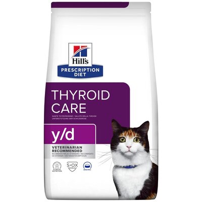 Karma dla kota HILL'S Prescription Diet Y/D Thyroid Care Kurczak 3 kg