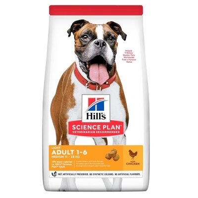 Karma dla psa HILL'S Science Plan Adult Light Medium Kurczak 2.5 kg