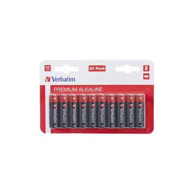 Baterie AA LR6 VERBATIM Alkaline 49877 (20 szt.)