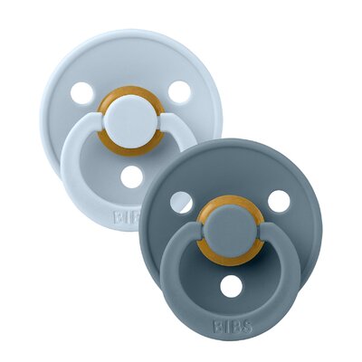 Smoczek BIBS Colour 2111418 0-6 m Wielokolorowy (2 sztuki)