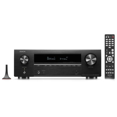 Amplituner DENON AVR-X1800H DAB Czarny 7.2-kanałowy, 8K, Dolby Atmos, DTS:X, HDR10+, BT, AirPlay2, Wi-Fi, Multiroom HEOS